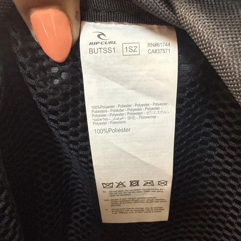 Rip Curl Black and Olive Green Surf Series Duffle Tote